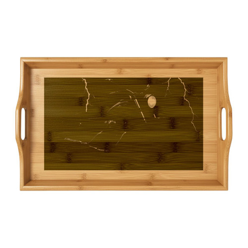 Riders of the Storm - Bamboo Serving Tray (Engraving)