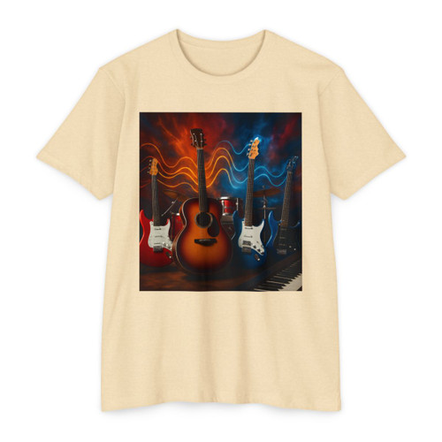 Rhythm of Joy - Unisex CVC Jersey T-shirt