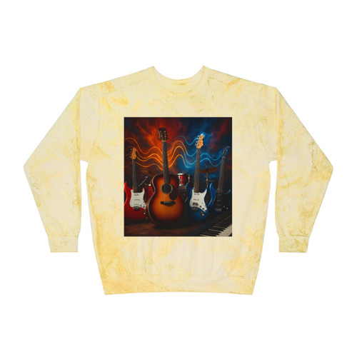 Rhythm of Joy - Unisex Color Blast Crewneck Sweatshirt