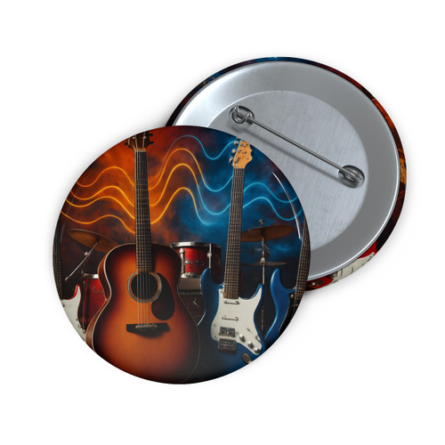 Rhythm of Joy - Custom Pin Buttons