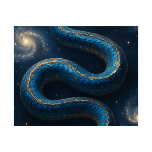 Celestial Serpent Dance - Satin Posters (210gsm)