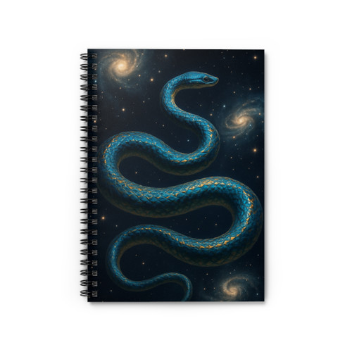 Celestial Serpent Dance - Spiral Notebook - Ruled Line
