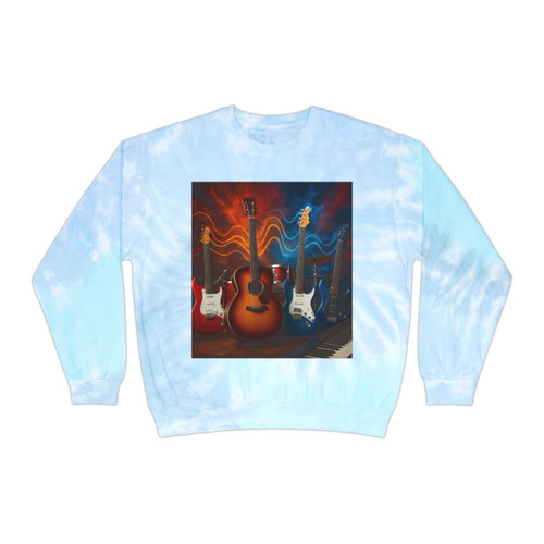 Rhythm of Joy - Unisex Tie-Dye Sweatshirt