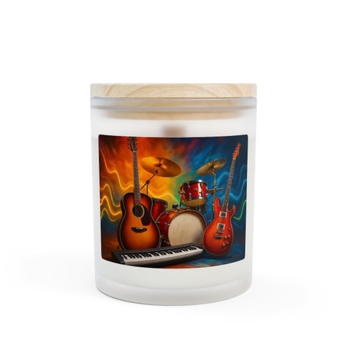 Rhythm of Joy - Frosted Glass Candle, 11oz