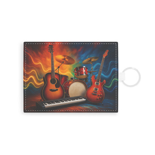 Rhythm of Joy - Saffiano Leather Card Holder