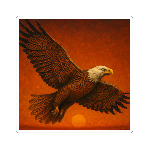 Sacred Eagle Flight - Kiss-Cut Stickers
