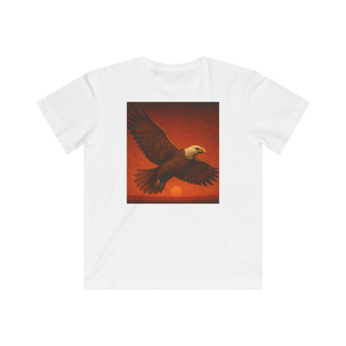 Sacred Eagle Flight - Kids Fine Jersey Tee