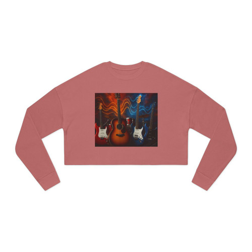 Rhythm of Joy - Women's Cropped Sweatshirt