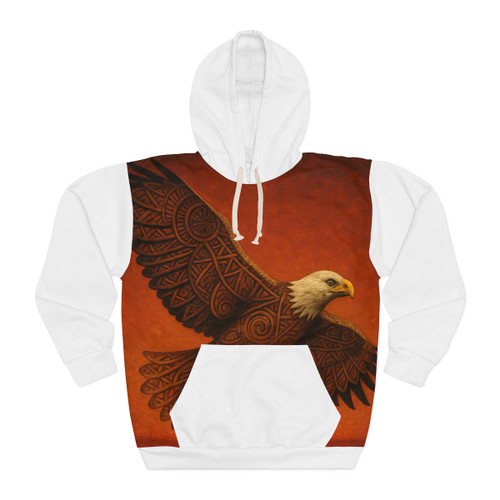 Sacred Eagle Flight - Unisex Pullover Hoodie (AOP)