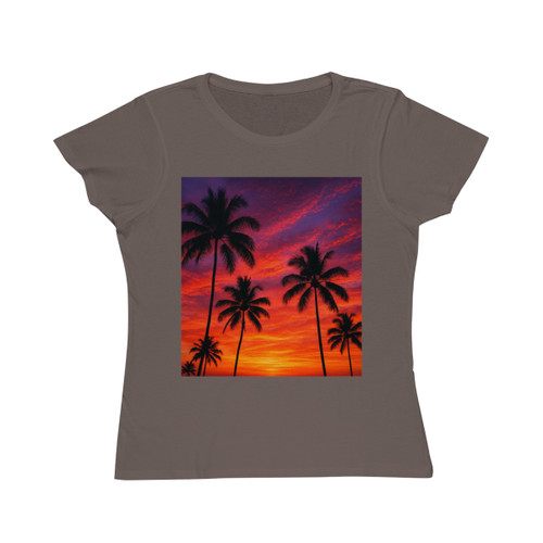Electric Sunset Vibes - Organic Women's Classic T-Shirt