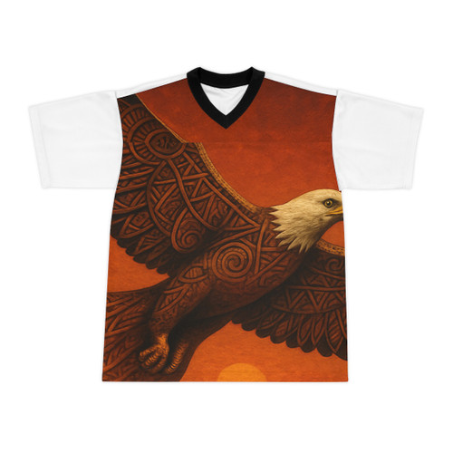 Sacred Eagle Flight - Unisex Football Jersey (AOP)