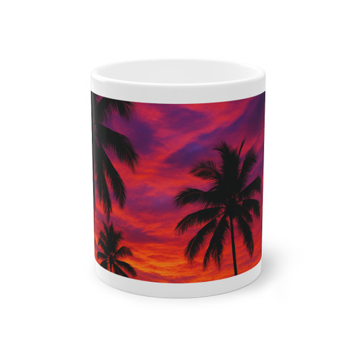 Electric Sunset Vibes - Standard Mug, 11oz