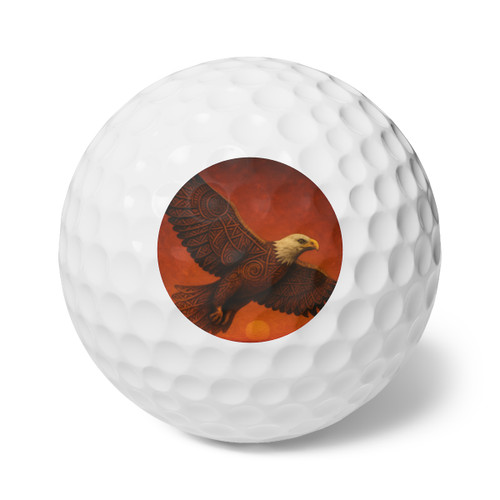 Sacred Eagle Flight - Golf Balls, 6pcs