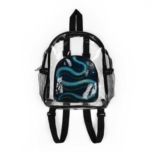 Celestial Serpent Dance - Clear Stadium Backpack