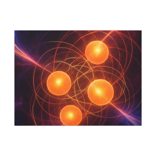 Quantum Pulse - Canvas Art Wraps, 1.6"