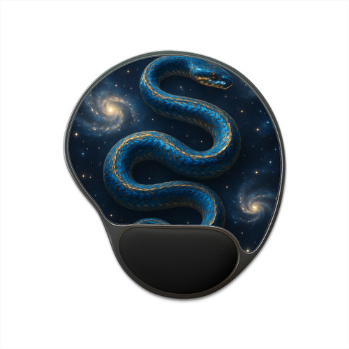 Celestial Serpent Dance - Mouse Pad With Wrist Rest