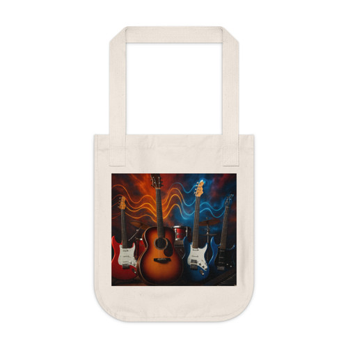 Rhythm of Joy - Organic Canvas Tote Bag