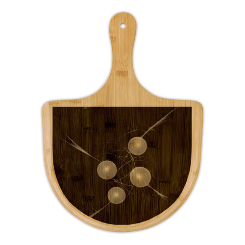 Quantum Pulse - Bamboo Pizza Board (Engraving)