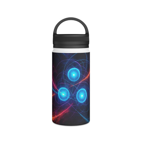 Quantum Pulse - Stainless Steel Water Bottle, Handle Lid