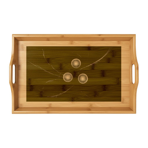Quantum Pulse - Bamboo Serving Tray (Engraving)