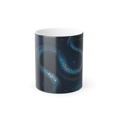 Celestial Serpent Dance - Color Morphing Mug, 11oz