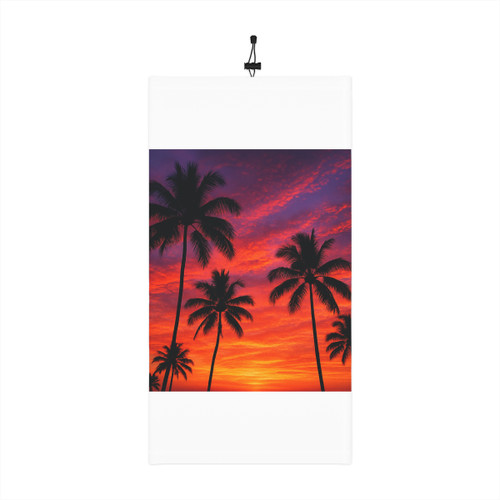 Electric Sunset Vibes - Winter Neck Gaiter With Drawstring