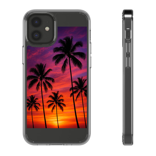 Electric Sunset Vibes - Clear Cases