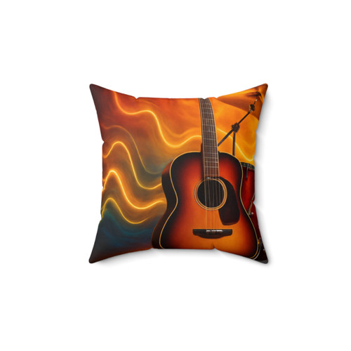 Rhythm of Joy - Spun Polyester Square Pillow