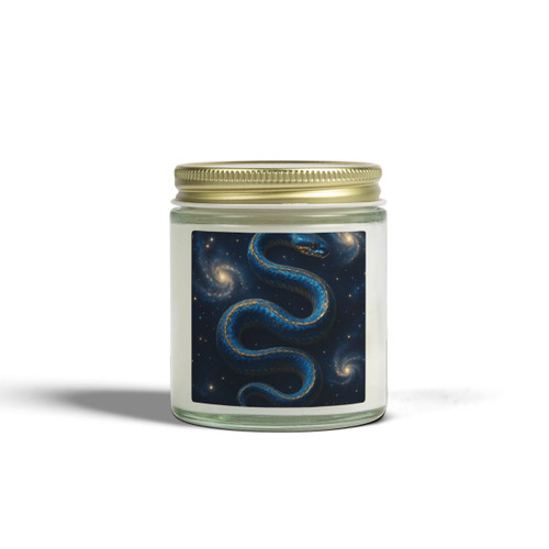 Celestial Serpent Dance - Scented Candles, Coconut Apricot Wax (4oz, 9oz)