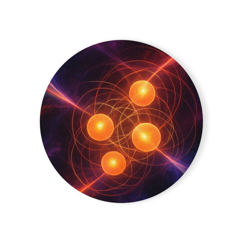 Quantum Pulse - Cork Back Coaster