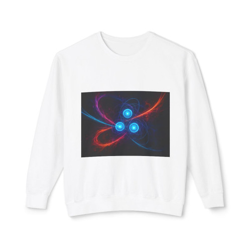 Quantum Pulse - Unisex Lightweight Crewneck Sweatshirt
