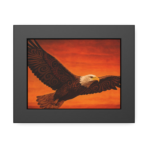 Sacred Eagle Flight - Framed Paper Posters