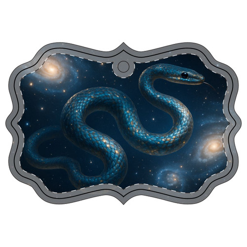 Celestial Serpent Dance - Acrylic Ornament (Multi-depth)