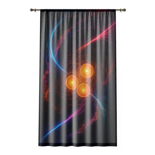 Quantum Pulse - Window Curtain