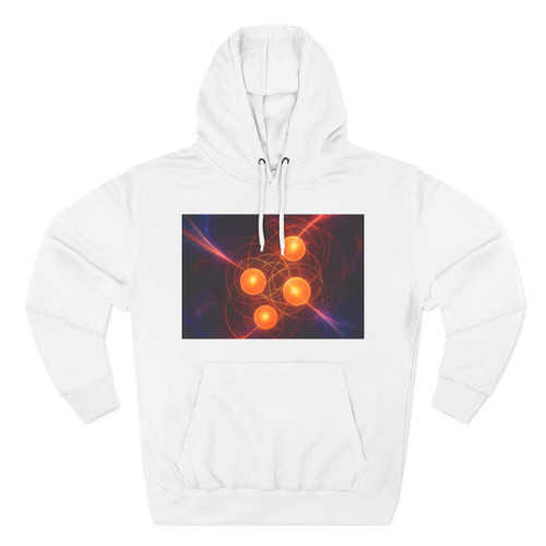 Quantum Pulse - Three-Panel Fleece Hoodie