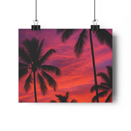 Electric Sunset Vibes - Giclée Art Print 