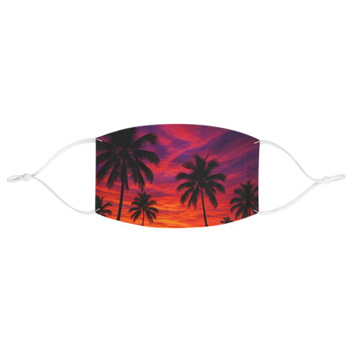 Electric Sunset Vibes - Fabric Face Mask