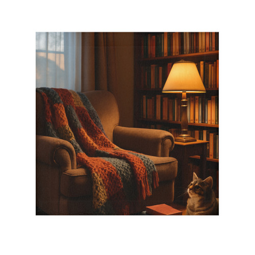 Whimsical Reading Retreat - Face Towel