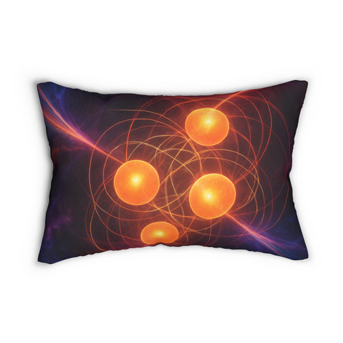 Quantum Pulse - Spun Polyester Lumbar Pillow