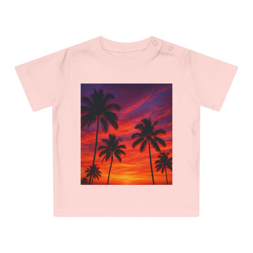 Electric Sunset Vibes - Baby T-Shirt
