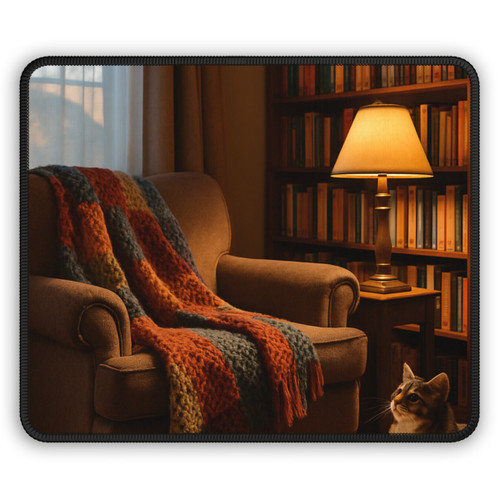 Whimsical Reading Retreat - Gaming Mouse Pad