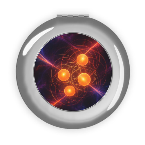 Quantum Pulse - Compact Travel Mirror