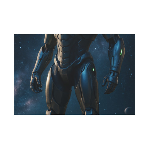 Galactic Guardian Bot - Canvas Art Wraps, 1.6"