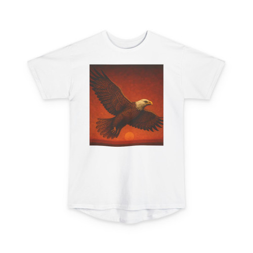 Sacred Eagle Flight - Unisex Long Body Urban Tee