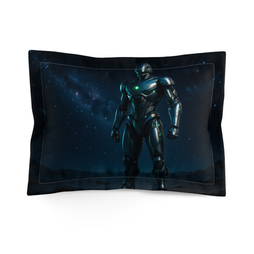 Galactic Guardian Bot - Microfiber Pillow Sham