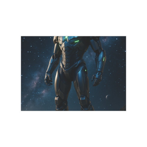 Galactic Guardian Bot - Unframed Prints