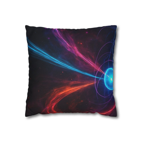 Quantum Pulse - Spun Polyester Square Pillowcase