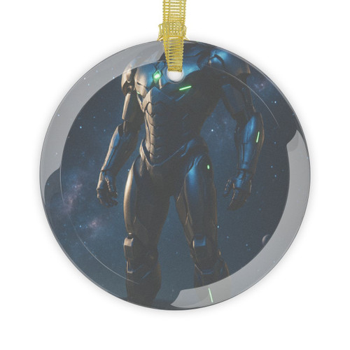 Galactic Guardian Bot - Glass Ornaments