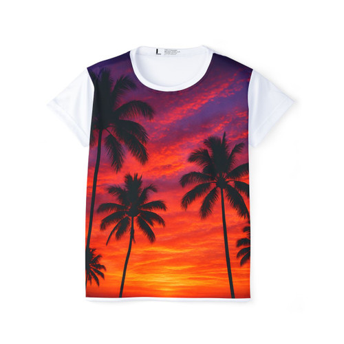 Electric Sunset Vibes - Women's Sports Jersey (AOP)