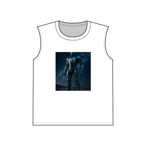 Galactic Guardian Bot - Unisex Jersey Muscle Tank